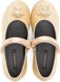 Versace Kids Ballerina's met metallic-effect en Medusa-plakkaat Goud - Thumbnail 3