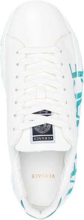 Versace La Greca low-top sneakers Wit