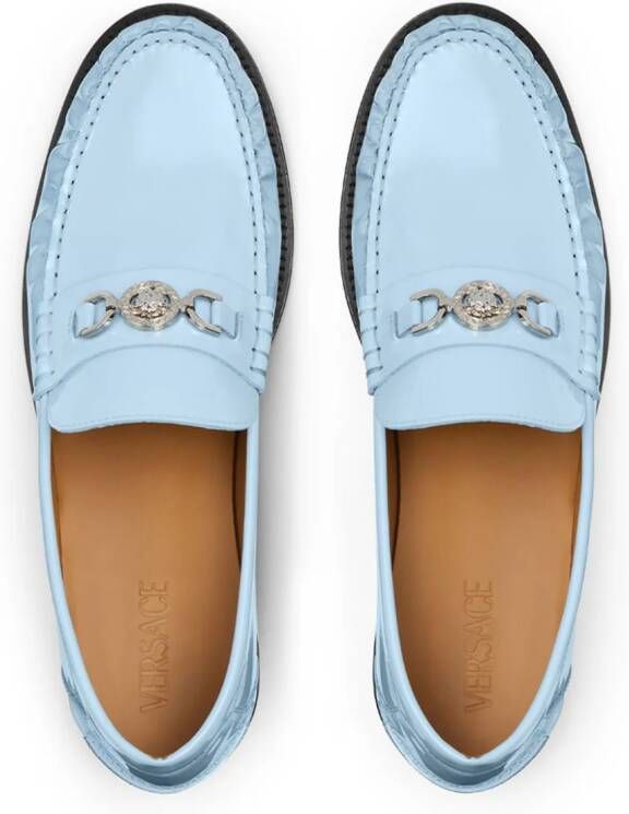 Versace Medusa '95 leren loafers Blauw