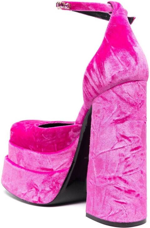 Versace Medusa Aevitas pumps met plateauzool Roze