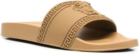 Versace Medusa badslippers Bruin