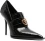 Versace Alia 115mm leren pumps Zwart - Thumbnail 2