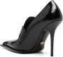 Versace Alia 115mm leren pumps Zwart - Thumbnail 3