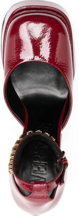 Versace Medusa Head sandalen met plateauzool Rood