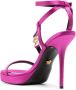 Versace Medusa satijnen sandalen Roze - Thumbnail 3