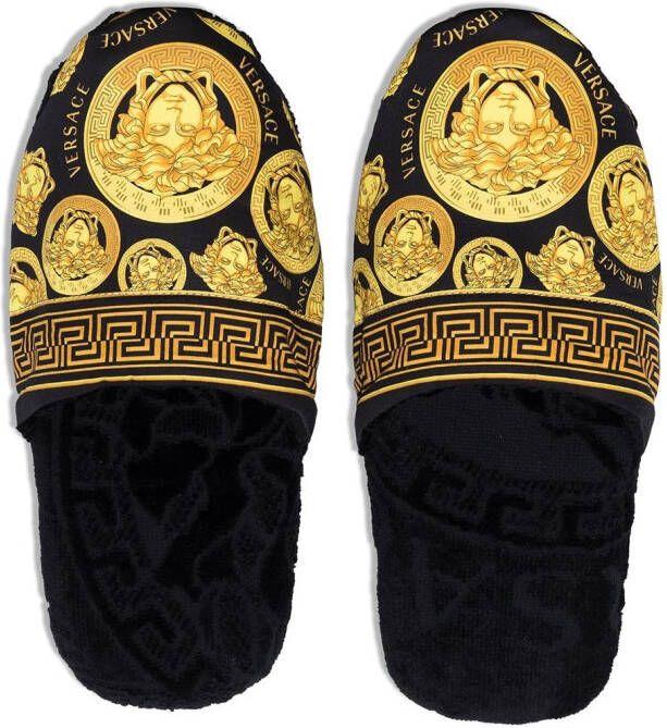 Versace Medusa Amplified slippers Zwart