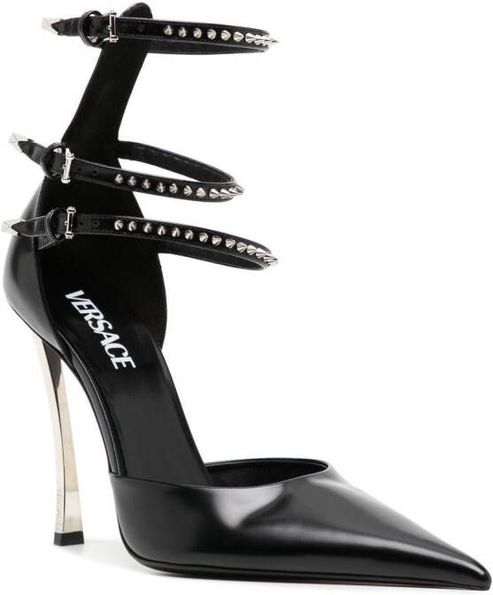 Versace Pumps met gesp Zwart