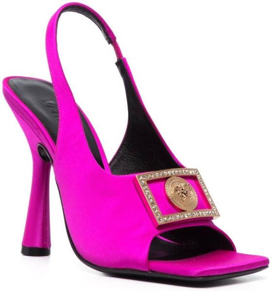 Versace Sandalen met hoge hak Roze