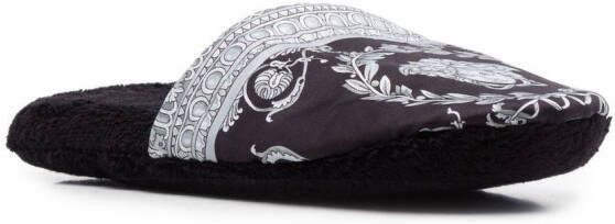 Versace I Love Baroque slippers Zwart