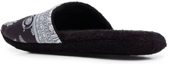 Versace I Love Baroque slippers Zwart