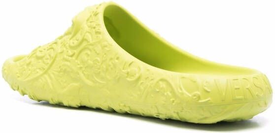 Versace Slippers met Medusa print Groen