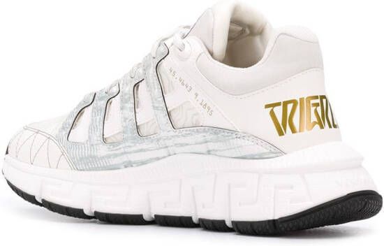 Versace Trigreca low-top sneakers Wit