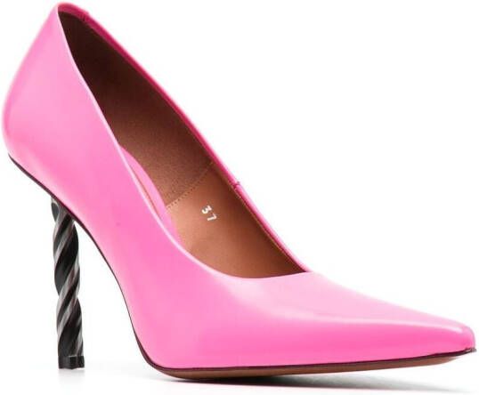 VETEMENTS Leren pumps Roze