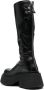 Vic Matie 80mm knee-length leather boots Zwart - Thumbnail 3