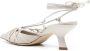 Vic Matie Chanel leren sandalen Beige - Thumbnail 3