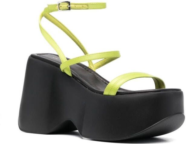 Vic Matie Leren sandalen Groen