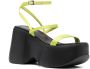 Vic Matie Leren sandalen Groen - Thumbnail 2