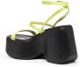 Vic Matie Leren sandalen Groen - Thumbnail 3