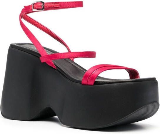 Vic Matie Leren sandalen Rood