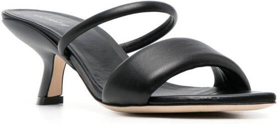 Vic Matie Leren sandalen Zwart