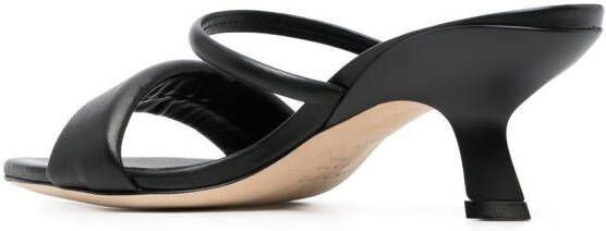 Vic Matie Leren sandalen Zwart