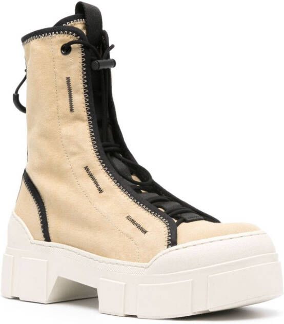 Vic Matie Roccia combat boots Beige