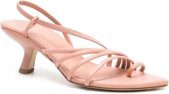 Vic Matie Slash leren sandalen Roze