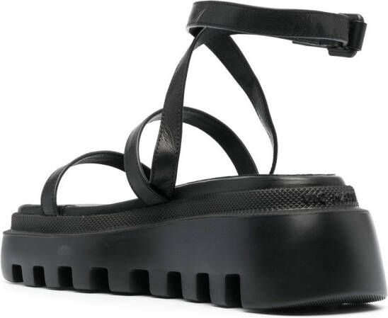 Vic Matie Sandalen met chunky zool Zwart