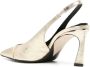 Victoria Beckham 75 mm metallic slingback pumps Goud - Thumbnail 3