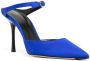 Victoria Beckham Jordy satijnen muiltjes Blauw - Thumbnail 2