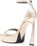 Victoria Beckham Sandalen met plateauzool Goud - Thumbnail 3