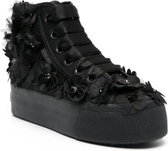 Viktor & Rolf x Superga high-top sneakers Zwart