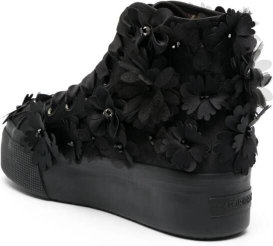 Viktor & Rolf x Superga high-top sneakers Zwart