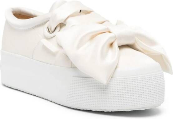 Viktor & Rolf Sneakers met strikdetail Beige