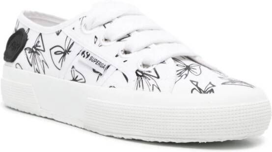 Viktor & Rolf x Superga canvas sneakers Wit