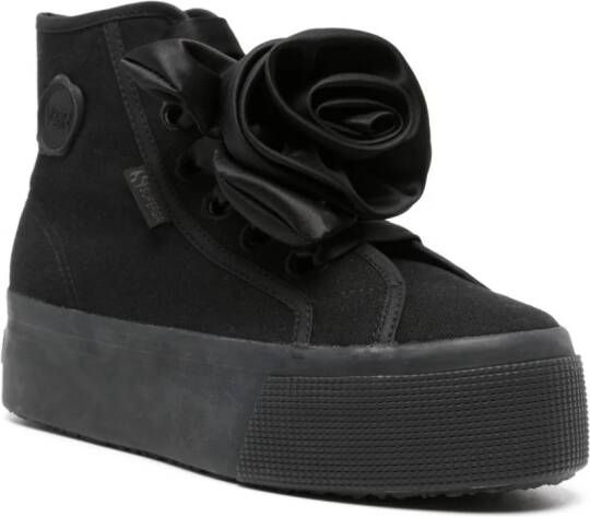 Viktor & Rolf x Superga high-top sneakers Zwart