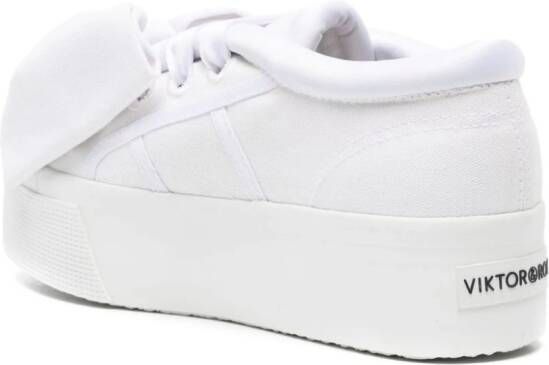 Viktor & Rolf x Superga sneakers met strikdetail Wit