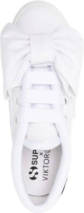 Viktor & Rolf x Superga sneakers met strikdetail Wit