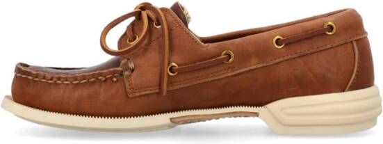 visvim Americana leren veterschoenen Bruin