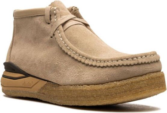 visvim Beuys Trekker leren laarzen Beige