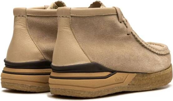 visvim Beuys Trekker leren laarzen Beige