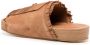 Visvim Christo Shaman Folk suède slippers Bruin - Thumbnail 3