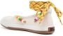 Vivienne Westwood Ballerina's met veters Beige - Thumbnail 3