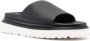 Woolrich Leren slippers Zwart - Thumbnail 2