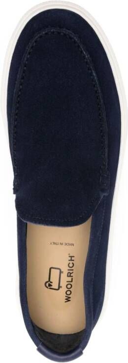 Woolrich Suède loafers Blauw