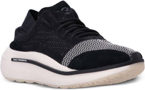 Y-3 Qisan gebreide sneakers Zwart