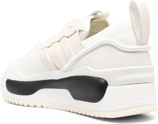 Y-3 Rivalry leren sneakers Beige