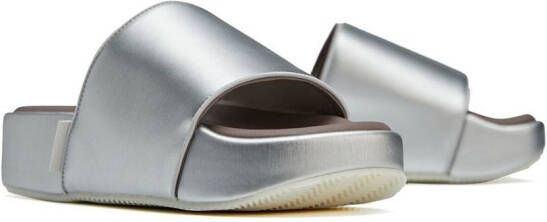 Y-3 Sandalen met open neus Zilver