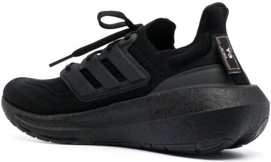 Y-3 Gestreepte sneakers Zwart