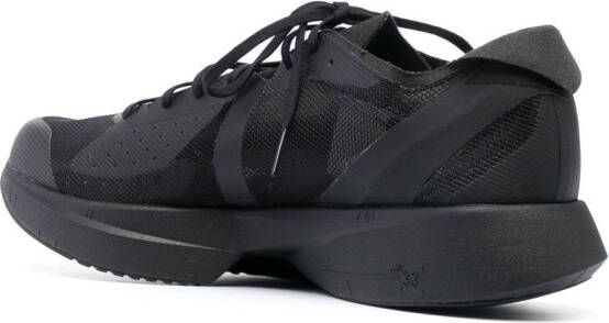 Y-3 Gestreepte sneakers Zwart